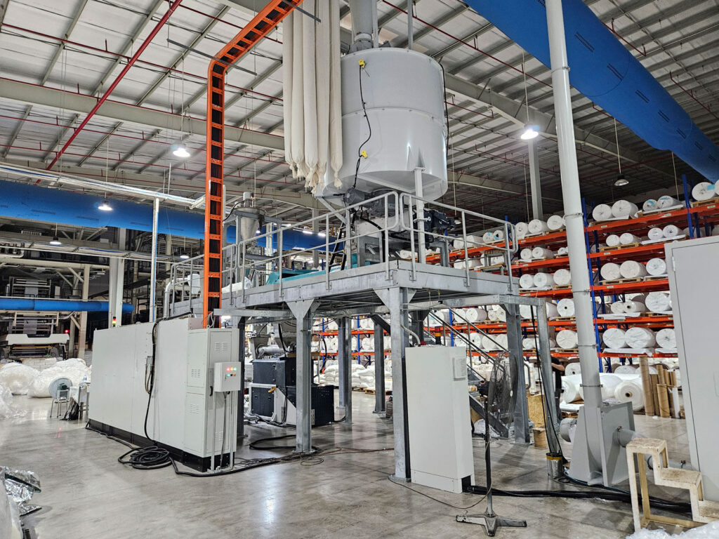 Innovative MAS line for packaging film recycling